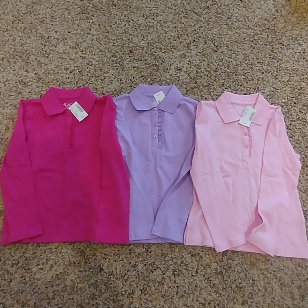 NWT long sleeve uniform polo shirts